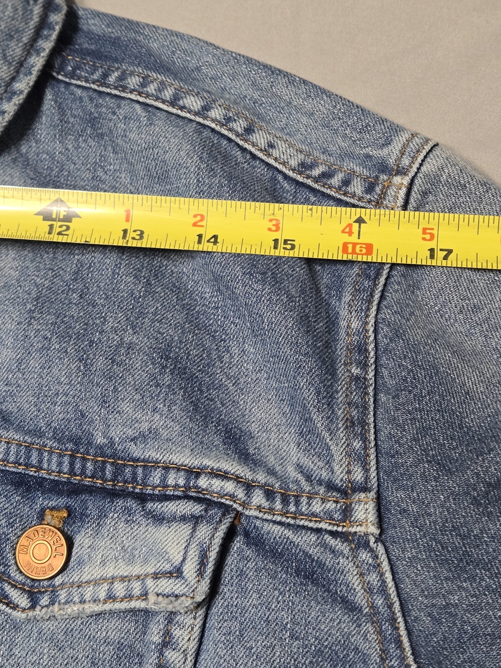 Madewell Sz Small Oversized Jean Jacket - Picture 5 of 8